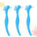 Anneomas 6-Piece Double Prosthesis Cleaning Brush Set | Dual-Sided Toothbrush for Dentures & Art Tooth Care - Buy Online on GoSupps.com