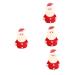 STOBAZA 4pcs Christmas Bag Candy Bags Candy Pouches Pouch Fabric Bags Doll Elder Redx4pcs 24X19X1CMx4pcs