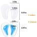 SIISMI Gel Insoles for Flat Feet - 3 Pairs Arch Support & Pain Relief Shoe Cushions - Buy Online on GoSupps.com