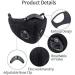 4 Pack Unisex Adjustable Reusable Sport Mask with 8 Filters & Valves, Black Face Cover for Outdoor Activities - Buy Online on GoSupps.com