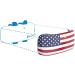 Tractive Tracker Cover - Patriotic Red, White & Blue | USA - Buy Online on GoSupps.com