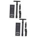 2 Sets Manual Shaver Face Beard Shaver Manual Shaving Cutter Beard Shaving Razor Old Style Shaver Old Type Razor Hair Shaver Manual Beard Shaver Body Hair Razor Beard Razor