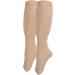 Knee Long Compression Stockings 23-32 mmHg for Varicose Veins & Edema - Supportive Nursing Stockings for Men & Women (4XL) - Buy Online on GoSupps.com