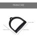 POPETPOP 4 Pcs Sports Handle Convenient Workout Handle Exercise Resistance Bands Cable Attachment Silicon Cable Machine Exercise Supply Metal Cable Instrument Replaceable Plastic Fitness Blackx3pcs 18x16cmx3pcs - Buy Online on GoSupps.com
