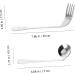 Shop NOLITOY Left Hand Cutlery Set - Adaptive Stainless Steel Utensils for Disabled & Elderly - Curved Spoon & Fork - Buy Online on GoSupps.com