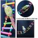 Large Bird Parrot Toys Ladders Swing Chewing Toys Hanging Pet Bird Cage Accessories Hammock Swing Toy for Small Parakeets Cockatiels 18 Ladders 48 inch - Buy Online on GoSupps.com