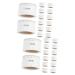 POPETPOP 100 Pcs Makeup Stickers Pro Tools Eyebrow Shaper Kit Eyebrow Stickers Marker Make up Eyebrow Pencil