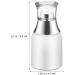 Beavorty 3 Pcs Airless Pump Bottles Acrylic Airless Pump Vacuum Bottles Cosmetic Refillable Airless Travel Lotion Jar With Lid for Thick Moisturizer Skincare Cream 30ml - Buy Online on GoSupps.com