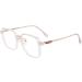 Shinroad Unisex Fashionable Blue Light Blocking Glasses - Comfortable Large Frame Clear View Transparent Clamp Brown - Buy Online on GoSupps.com