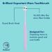Brilliant Expectant Mom Toothbrush - Extra Soft 360 Round Head Toothbrush for Sensitive Teeth and Gums - Pregnancy Must-Have - 3 Pack White-Lilac-Aqua - Buy Online on GoSupps.com