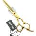 7.0 Inch Gold Hair Scissors Set - Hair Cutting & Thinning Scissors with Razor Combs | International Shipping - Buy Online on GoSupps.com