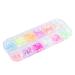 Buy Gzsyy Nail Art Glitter Sequin Flakes - Iridescent Chunky Nail Glitter for 3D Holographic Designs | International Shipping Available - Buy Online on GoSupps.com