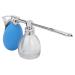Hair Building Spray Applicator Professional Silicone Glass Alloy Pump Nozzle Hair Loss Sprayer Applicator Portable Hairdressing Tools for Women Men