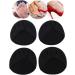 Forefoot Metatarsal Pads - 2 Pairs | Soft Elastic Heel Insoles for High Heel Shoes | Antistress Foot Patch - Black - Buy Online on GoSupps.com