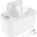 USB Baby Wipe Warmer 3 Modes 40-60 c Adjustable Wipe Warmer Dispenser Thermostat Even Heating Baby Wipe Heater Portable Overall Heating Wet Wipes Warmer for Car Home Nursery Travel Prevent Dry (white)