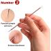 Rose Gold Acne Needle Set - 4-Piece Acne Removal Tool for Pimples Blackheads & Comedones - Buy Online on GoSupps.com