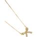 OralGos Delicate Butterfly Necklace with Rhinestone Bow - Stylish Gold Color Accessory for Women & Girls - International Shipping Available - Buy Online on GoSupps.com