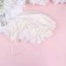 LEORX Satin Sleep Cap with Lace Detail - Soft Silk Night Bonnet for Women (White) - Buy Online on GoSupps.com