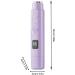2 in 1 Electric Shaver for Women Womens Shavers ElectricDouble Head Pubic Hair Trimmer Bikini Trimmer for Leg Face Underarm 2 in 1 Armpit Shaver Portable Pubic Hair Purple - Buy Online on GoSupps.com