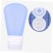 DOITOOL 2pcs Shampoo Disposable Bottles Silicone Leakproof Containers Shower Gel Bottle Storage Travel Bluex2pcs Size 1x2pcs - Buy Online on GoSupps.com