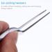 Professional 2 Sets Ear Pick Kit | Metal Spatula & Cleaning Tweezers | Ear Wax Picking Tools for Spiral Ear Spoon | Ear Wax Scoop Cleaner - Buy Online on GoSupps.com