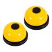 Dongker pet training bells 2 pieces of dog door bell dog bells with large button for potty communication and cleanliness training yellow