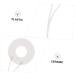 FOMIYES 6 Pcs Ring Component Hairdressing Tool Accessories Plastic White Mechanical 9.5X2.5CMx3pcs Whitex3pcs - Buy Online on GoSupps.com