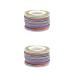 Lmoikesz 2 Set Multicolored Nail Art Striping Tape - Wide Application, Easy to Use - Fashionable Paper Gifts - Random Color 2MM - 2 Set - Buy Online on GoSupps.com