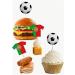 Portugal Football Party Food & Cupcakes Picks Decorations Toppers World Cup 2022 (pack of 14) - Buy Online on GoSupps.com