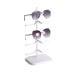 Brillen stand Multi-layer glasses stands optical glasses holder glasses display rack counter ornants display frequisite sunglasses rack (color: white)