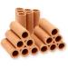 Garpet Aquarieendeko Pyramide 6er - Premium Shrimp Tube Aquarium Decoration Ceramic Terracotta Caves for Shrimp & Catfish - Buy Online on GoSupps.com