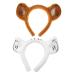 FOMIYES 2 pieces tiger ears headband animal ears headband tiger costume for party gifts