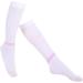DERCLIVE Knee-High Leg Support Socks - Soft Stretchy Breathable Compression Stockings 20-30 mmHg for Improved Blood Circulation - Size M White - Buy Online on GoSupps.com