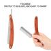 Professional Razor Shaving Knife | Straight Edge Barber Razor with Wooden Handle | Best Beard & Hair Cutting Tool for Barbers - Buy Online on GoSupps.com