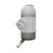 Dog Drinking Bottle Gray 500ml Pet Water Dispenser Leak-proof Dog Cat Rabbit Cage Water Bottle 500ml Gray