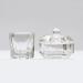 Solustre 2-Piece Dappen Dish Set - Glass Crystal Shell Nail Art Tools for Acrylic Liquid & Powder Manicure Care - Buy Online on GoSupps.com