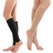 EROSPA Compression Sleeve Leg Warmers - Black Calf Compression Socks for Running Jogging & Cycling - 1 Pair - Buy Online on GoSupps.com