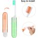 Shop Jiakalamo 4-Piece Travel Toothbrush Kit - Foldable Soft Bristles & Comb - Perfect for Adults & Kids - Camping & Hiking Essentials - Pink Orange Blue Green Colors - Buy Online on GoSupps.com