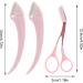 3pcs Eyebrow Trimmer Set with Scissors & Comb - F5R2 Razor Steel Tools for Eyebrows & Eyelashes | International Shipping - Buy Online on GoSupps.com