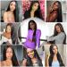 Lace Front Human Hair Wig - Straight Brazilian Virgin Hair, 150% Density, Pre-Plucked with Baby Hair - Natural Color, 30inch - Buy Online on GoSupps.com