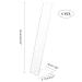 Pandahall 6pcs L-Shaped Acrylic Hair Clip Organizer - 8 Inch Hairpin Display Stand for Headbands & Accessories - Buy Online on GoSupps.com