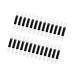 100pcs Makeup Applicator Sponge Sticks Double Ended Sponge Applicator Blending for Makeup Eye Shadow Makeup Eyeshadow Eye Makeup Brush Sponge Head Double Sided Travel White M White