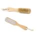 Healifty 2pcs Hair Brush and Foot Scrubber Pedicure Kit with Pumice Stone - Dead Skin Remover and Exfoliator - Buy Online on GoSupps.com