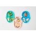 Matchstick Monkey Baby Weaning Section Plate - 3 Split Anti-Slip Silicone Plate for 12+ Months - Dusty Pink - Buy Online on GoSupps.com