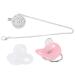 Bling Baby Pacifier | Ultra Soft Silicone Dummy with Rhinestone Crown | Pink M Size - Buy Online on GoSupps.com