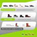 Waterproof Reusable Shoe Covers with Slip Resistant Sole & Zippers - Navy Green XL (W 10.5-12 / M 9-11) - Buy Online on GoSupps.com
