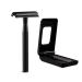 Jodial Razor Jodial Safety Edge Razor Women - Platinum Coated Double Edge Safety Razor Blades Jodial Safety Edge Razor Man (Black)