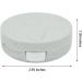 FEILIBAY 2pcs Marble Contact Lens Case - All-in-One Travel Container & Soaking Kit (Silver) - Shop Internationally! - Buy Online on GoSupps.com