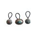 Concho Metal Ponytail Holder Metal Hair Ties Rope Concho Squash Blossom Hair Ring Tie BW34 (3 Pcs-Set)