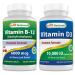 Best Naturals Vitamin B12 6000 mcg & Vitamin D3 10000 IU